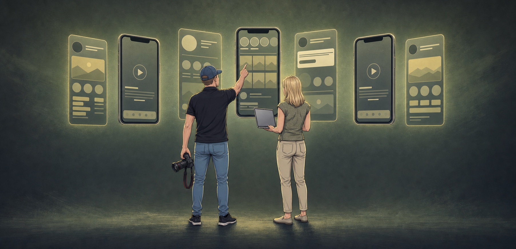 Anne und Toni entwickeln gemeinsam ein Content-System mit verschiedenen Formaten