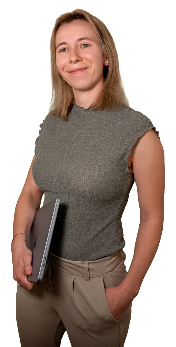 Anne mit Laptop