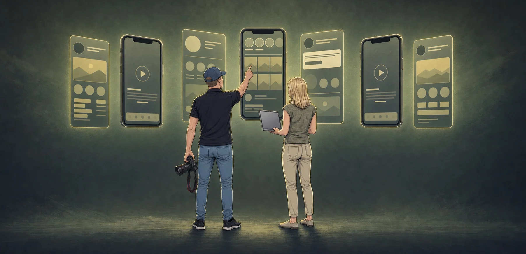 Anne und Toni entwickeln gemeinsam ein Content-System mit verschiedenen Formaten